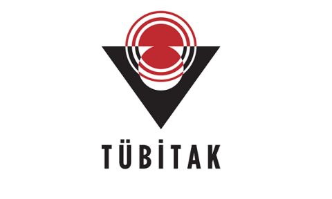 Na zdjęciu logo wraz z napisem TUBITAK